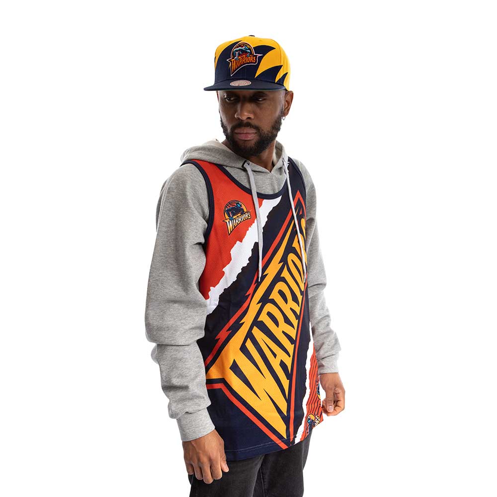 Tank Top Nba Jumbotron 2.0 Mesh Tank Hardwood Classics Golwar Original Team Colors Mitchell And Ness