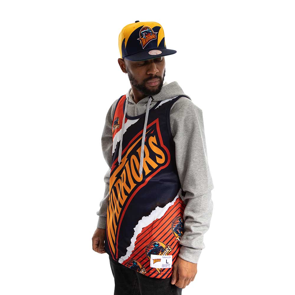 Tank Top Nba Jumbotron 2.0 Mesh Tank Hardwood Classics Golwar Original Team Colors Mitchell And Ness