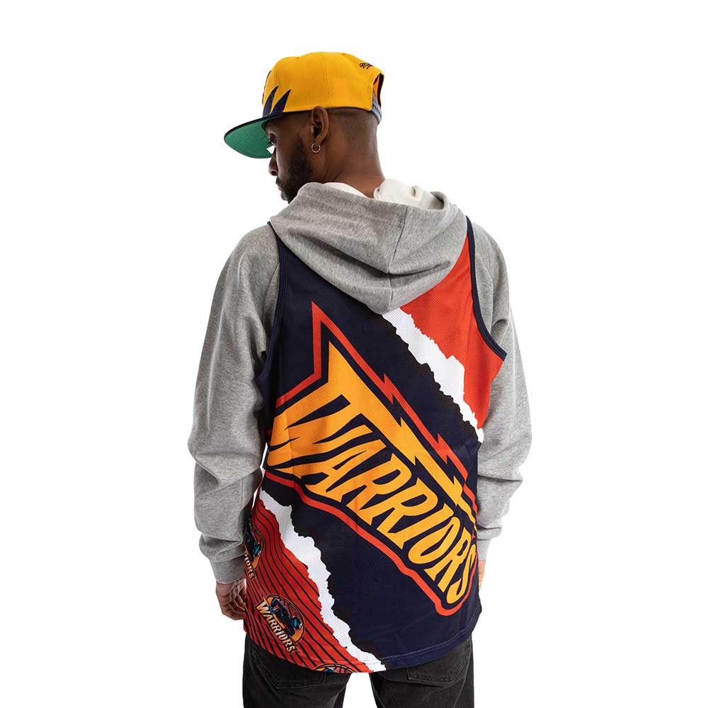 Tank Top Nba Jumbotron 2.0 Mesh Tank Hardwood Classics Golwar Original Team Colors Mitchell And Ness