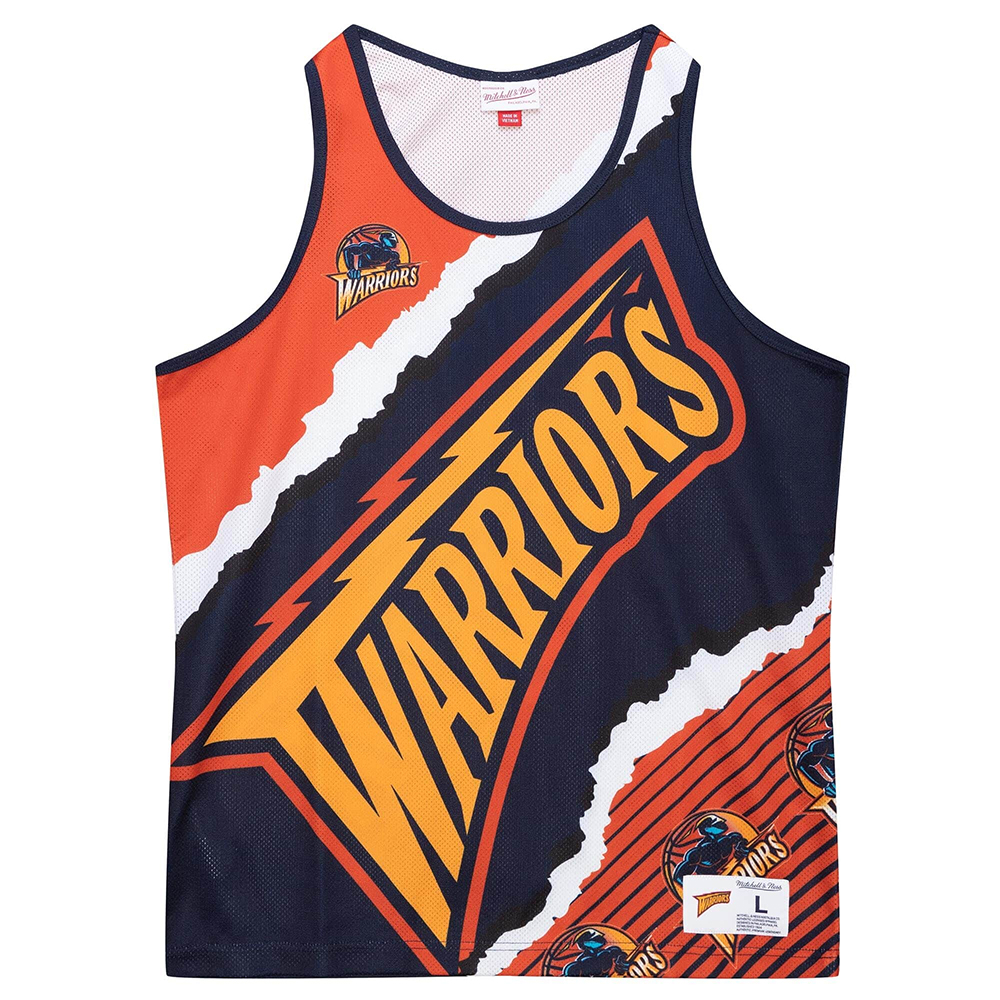 Tank Top Nba Jumbotron 2.0 Mesh Tank Hardwood Classics Golwar Original Team Colors Mitchell And Ness