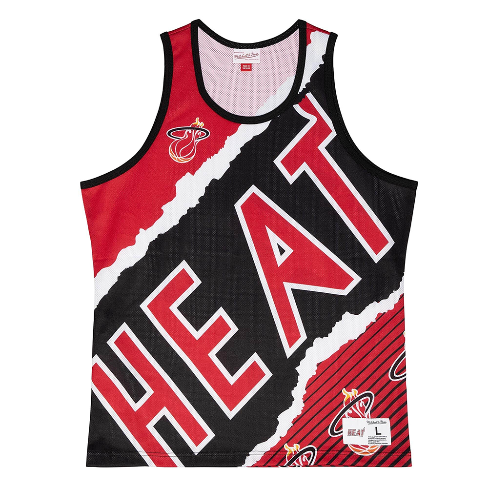 Tank Top Nba Jumbotron 2.0 Sublimated Tank HC Miahea Original Team Colors Mitchell And Ness