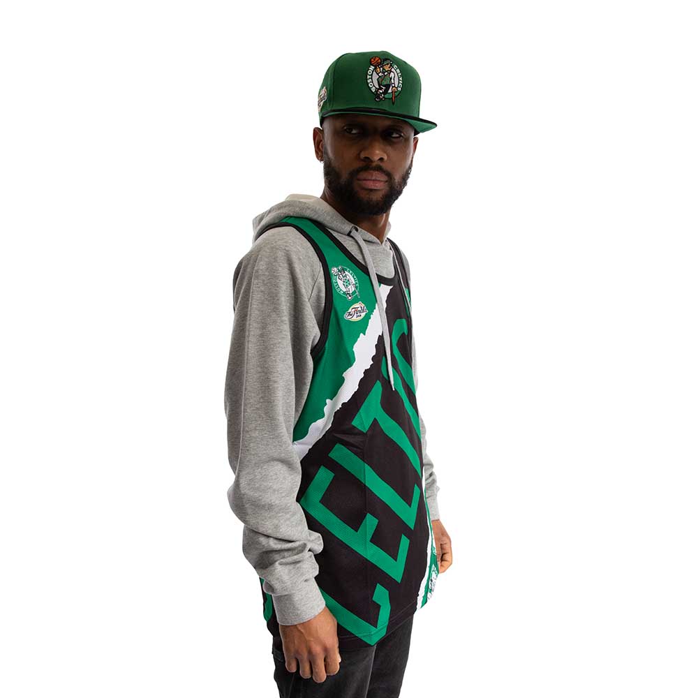 Tank Top Nba Jumbotron 2.0 Sublimated Tank HC Boston Celtics Original Team Colors Mitchell And Ness