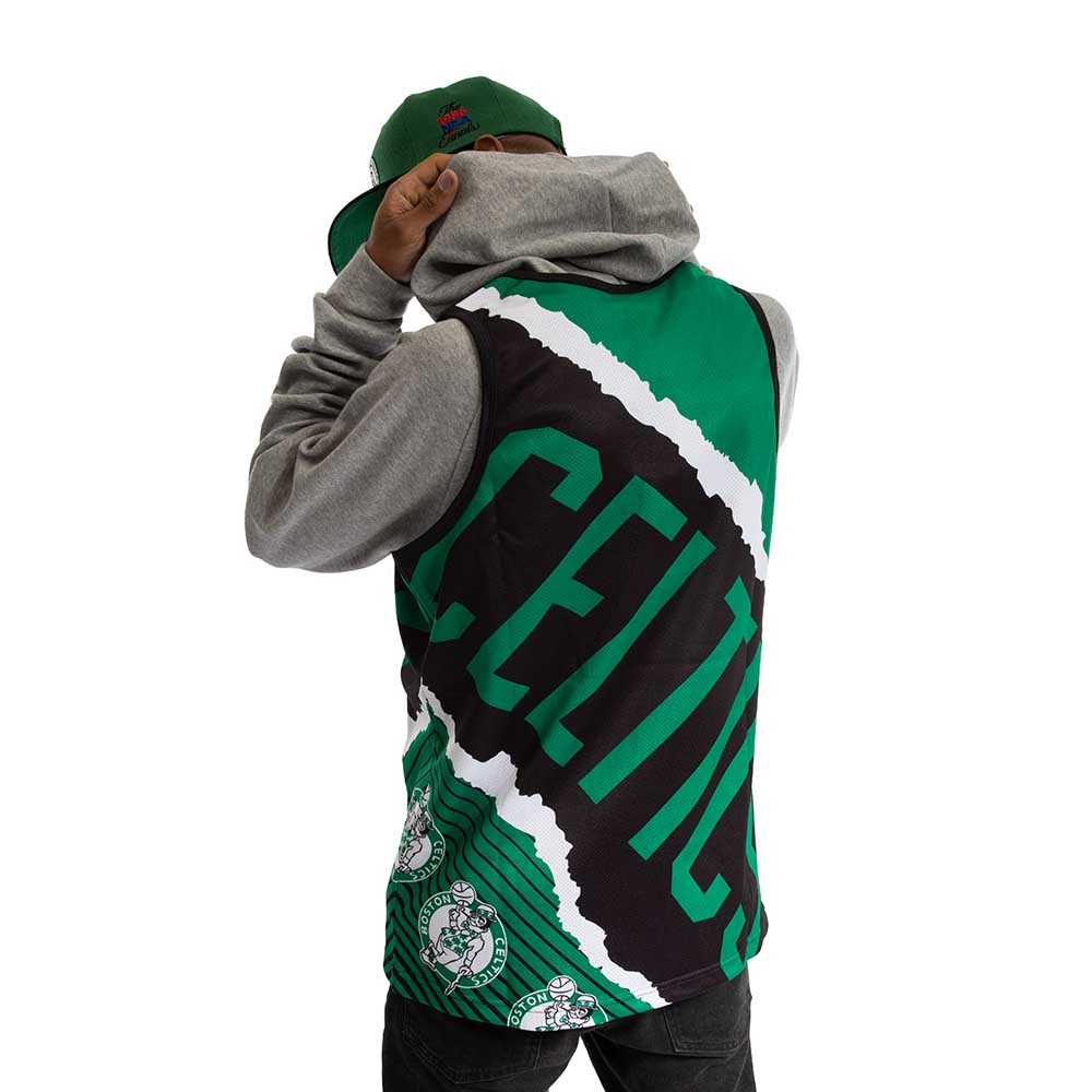 Tank Top Nba Jumbotron 2.0 Sublimated Tank HC Boston Celtics Original Team Colors Mitchell And Ness