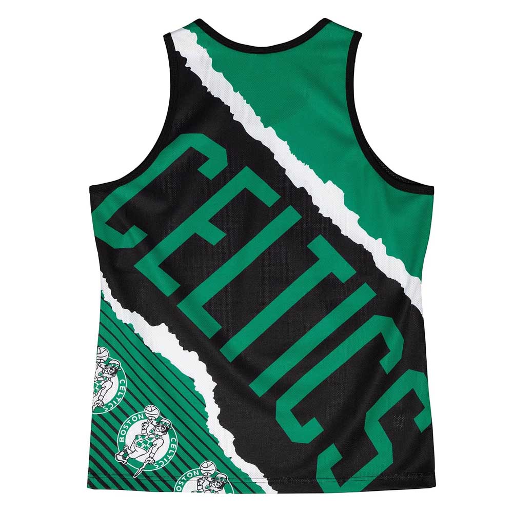 Tank Top Nba Jumbotron 2.0 Sublimated Tank HC Boston Celtics Original Team Colors Mitchell And Ness