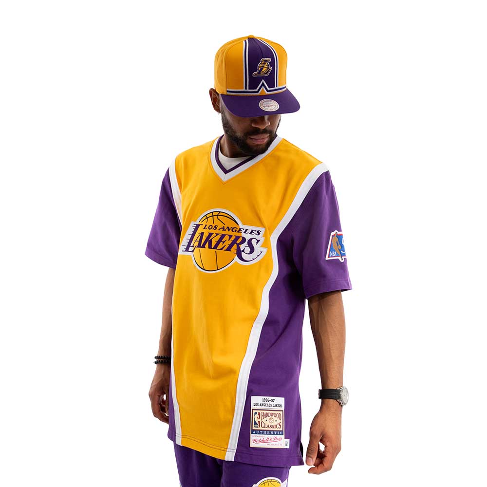 Authentic Shooting Shirt Nba Los Angeles Lakers 1996-97 Mitchell And Ness