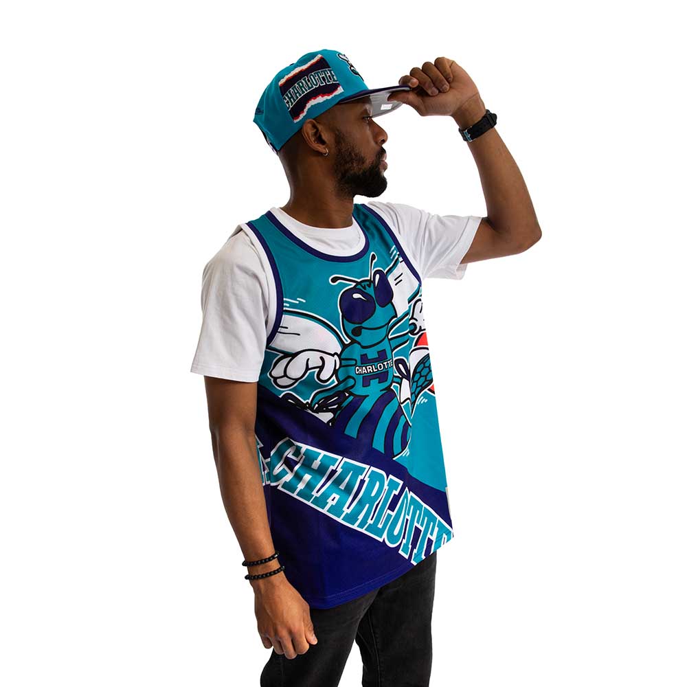 Tank Top Nba Big Face Fashion Tank 5.0 Hornets Mitchell And Ness