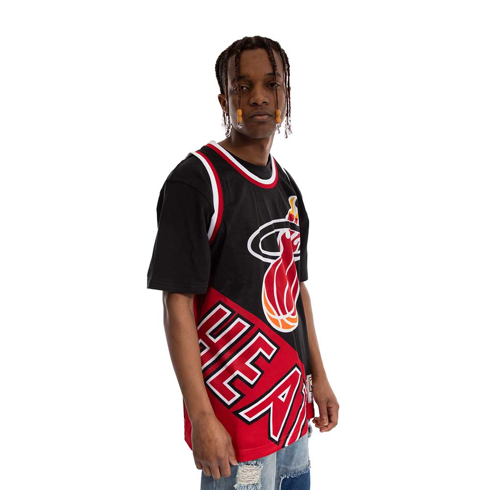 Tank Top Nba Big Face Fashion Tank 5.0 Hardwood Classics Miahea Black Mitchell And Ness