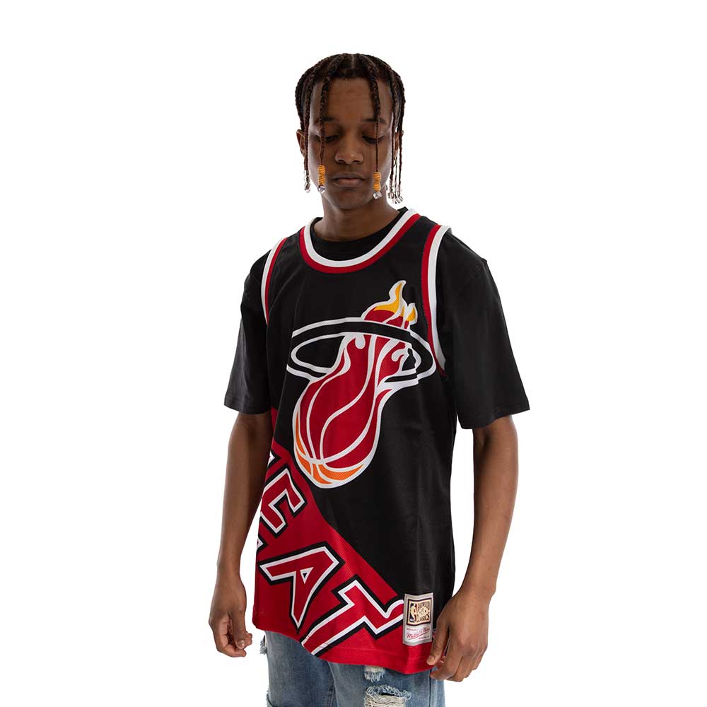 Tank Top Nba Big Face Fashion Tank 5.0 Hardwood Classics Miahea Black Mitchell And Ness