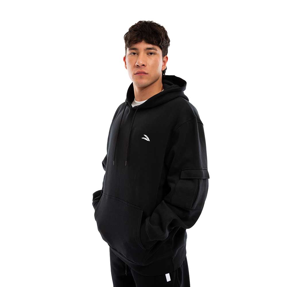 Polerón Cac1ke Hoodie Cargo Negro