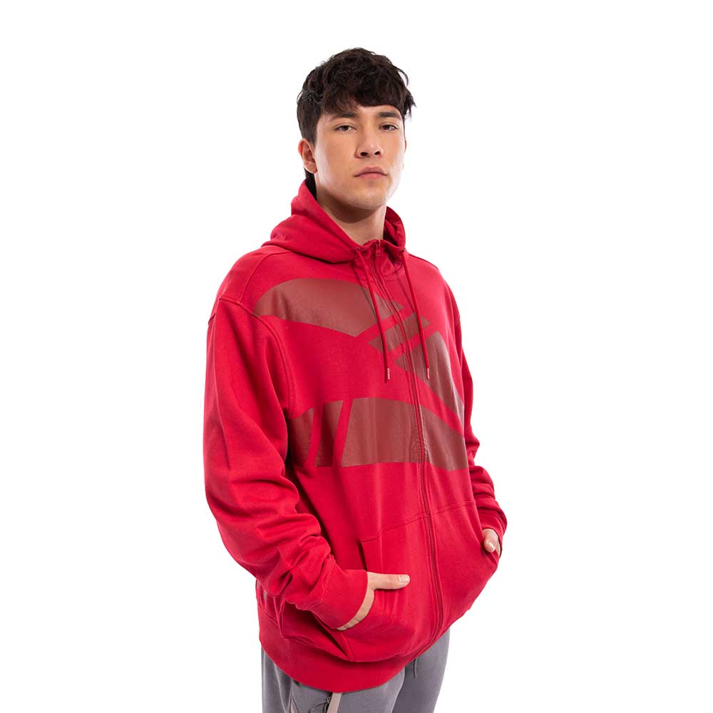Polerón Cac1ke Full Zipper Rojo