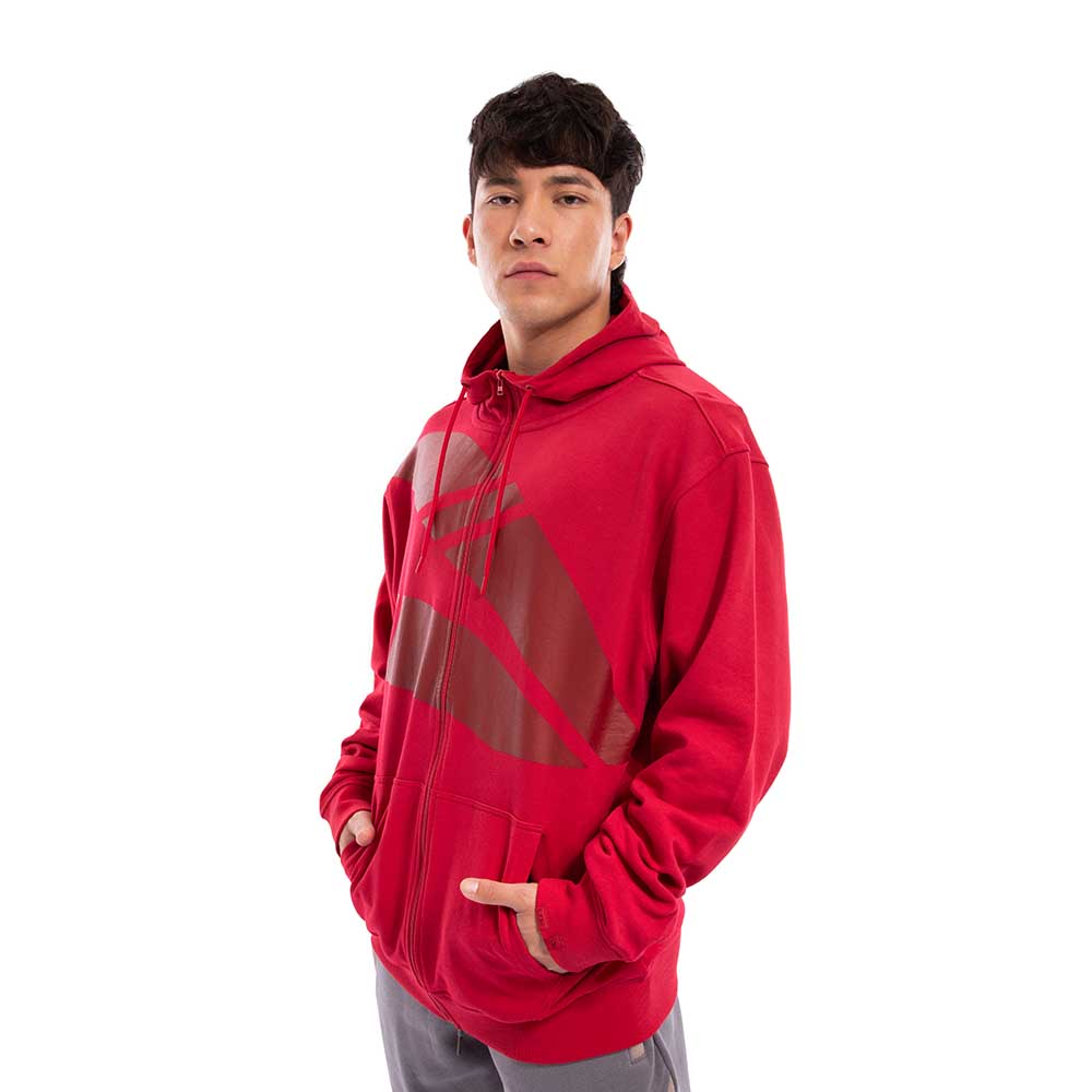 Polerón Cac1ke Full Zipper Rojo