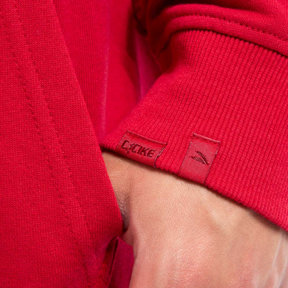 Polerón Cac1ke Full Zipper Rojo