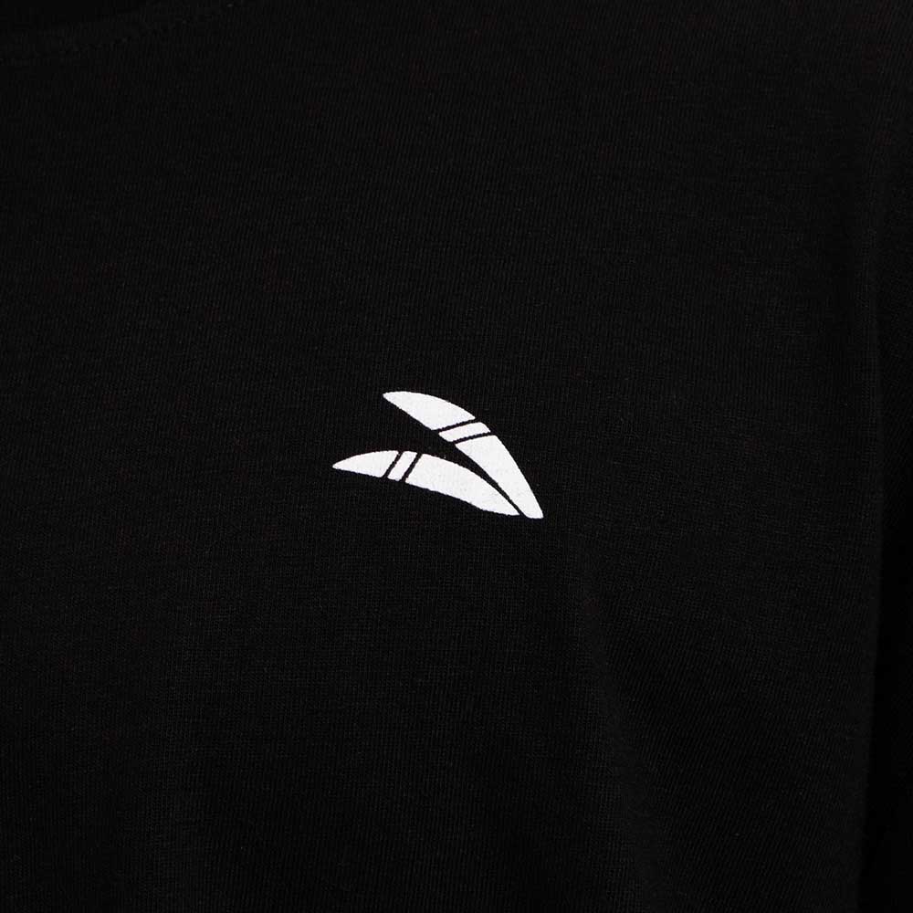 Polera Cac1ke Manga Larga Estampada Negro