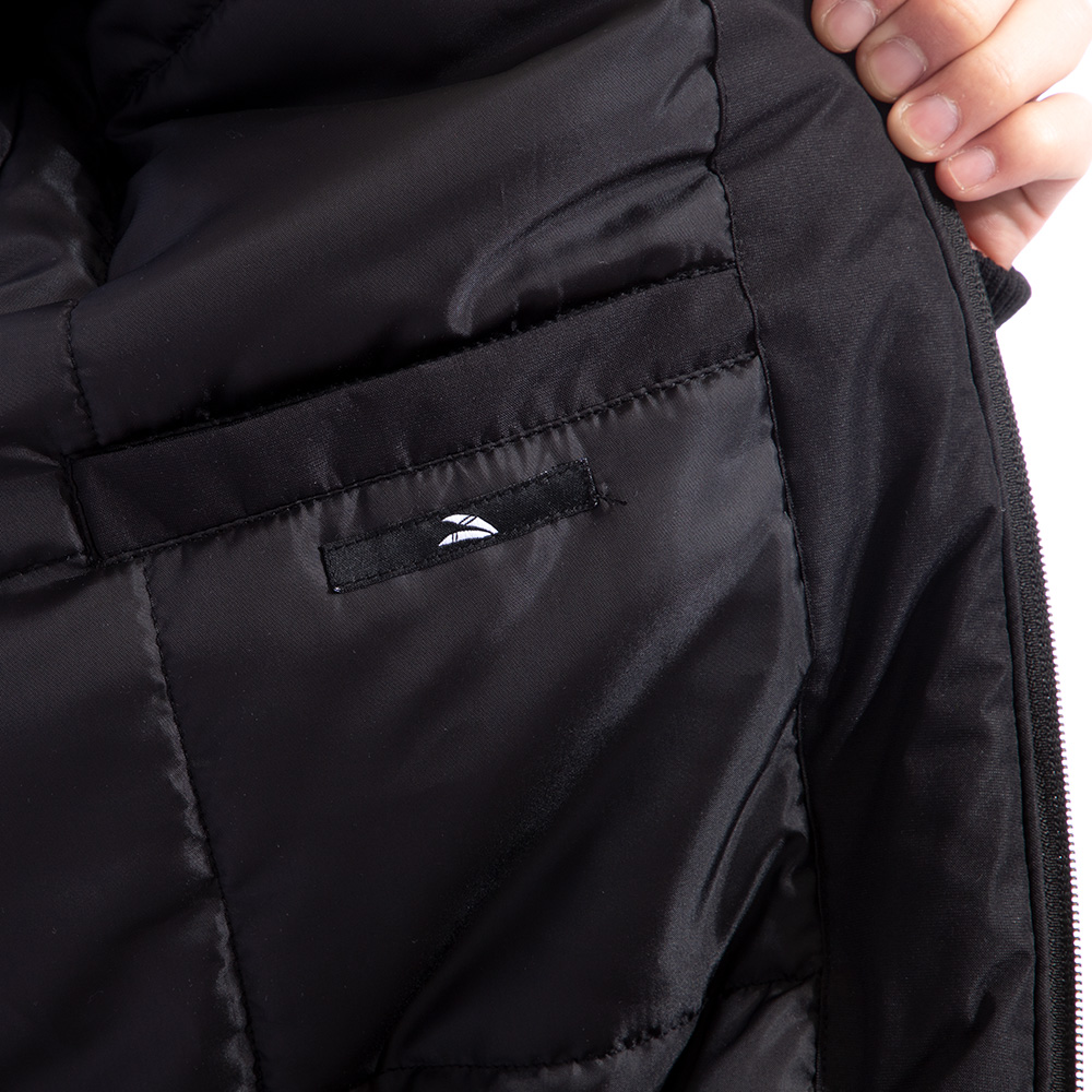 Parka Cac1ke Manga Larga Negro