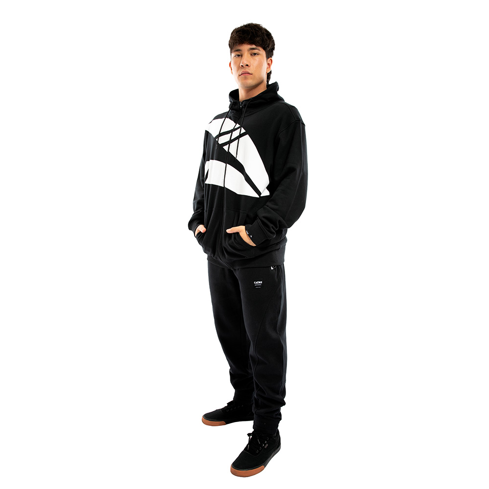 Polerón Cac1ke Full Zipper Negro
