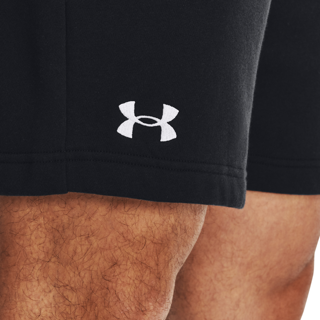 Short Rival Fleece Hombre Negro Under Armour