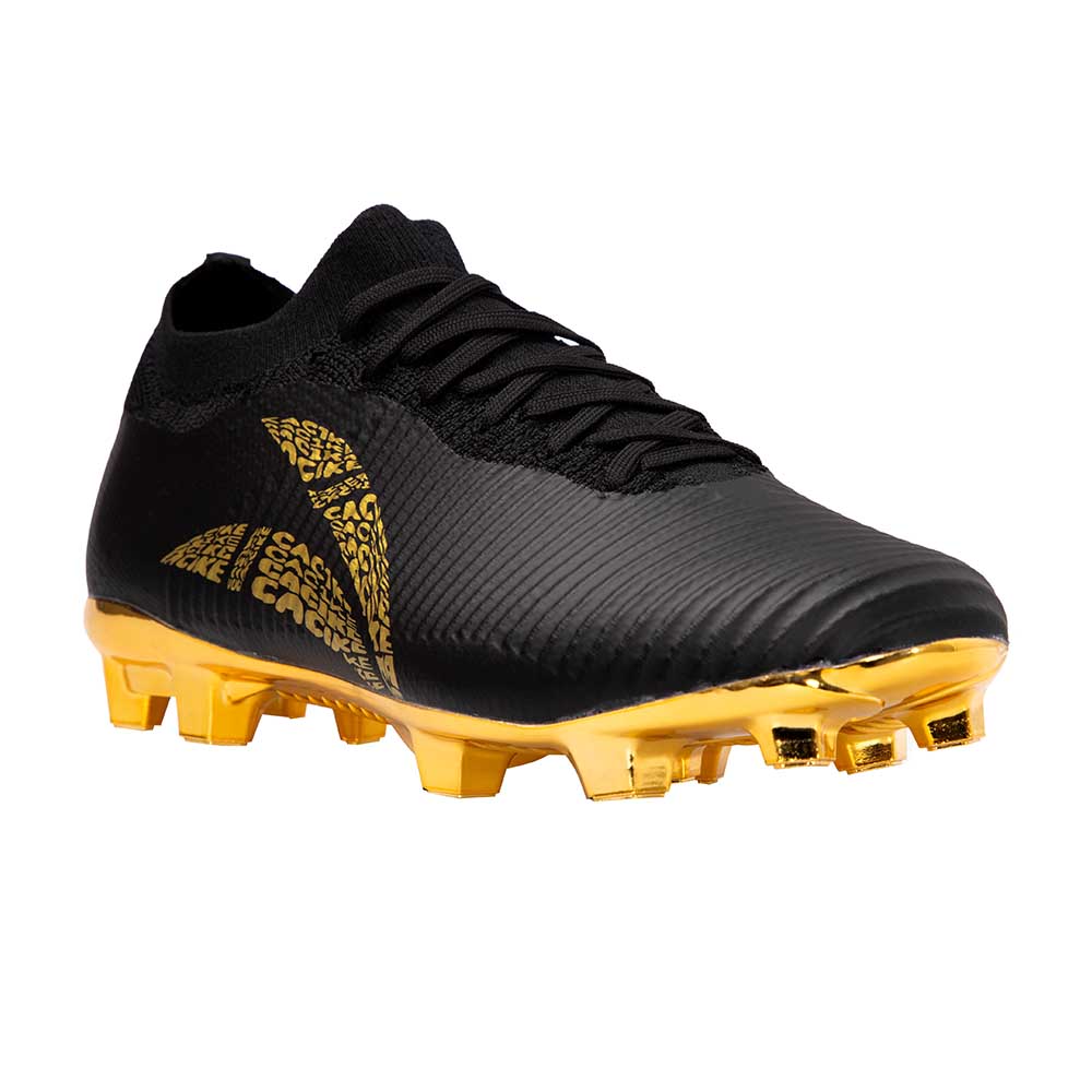 ZAPATILLAS FUTBOL WINGS HOMBRE NEGRO-DORADO