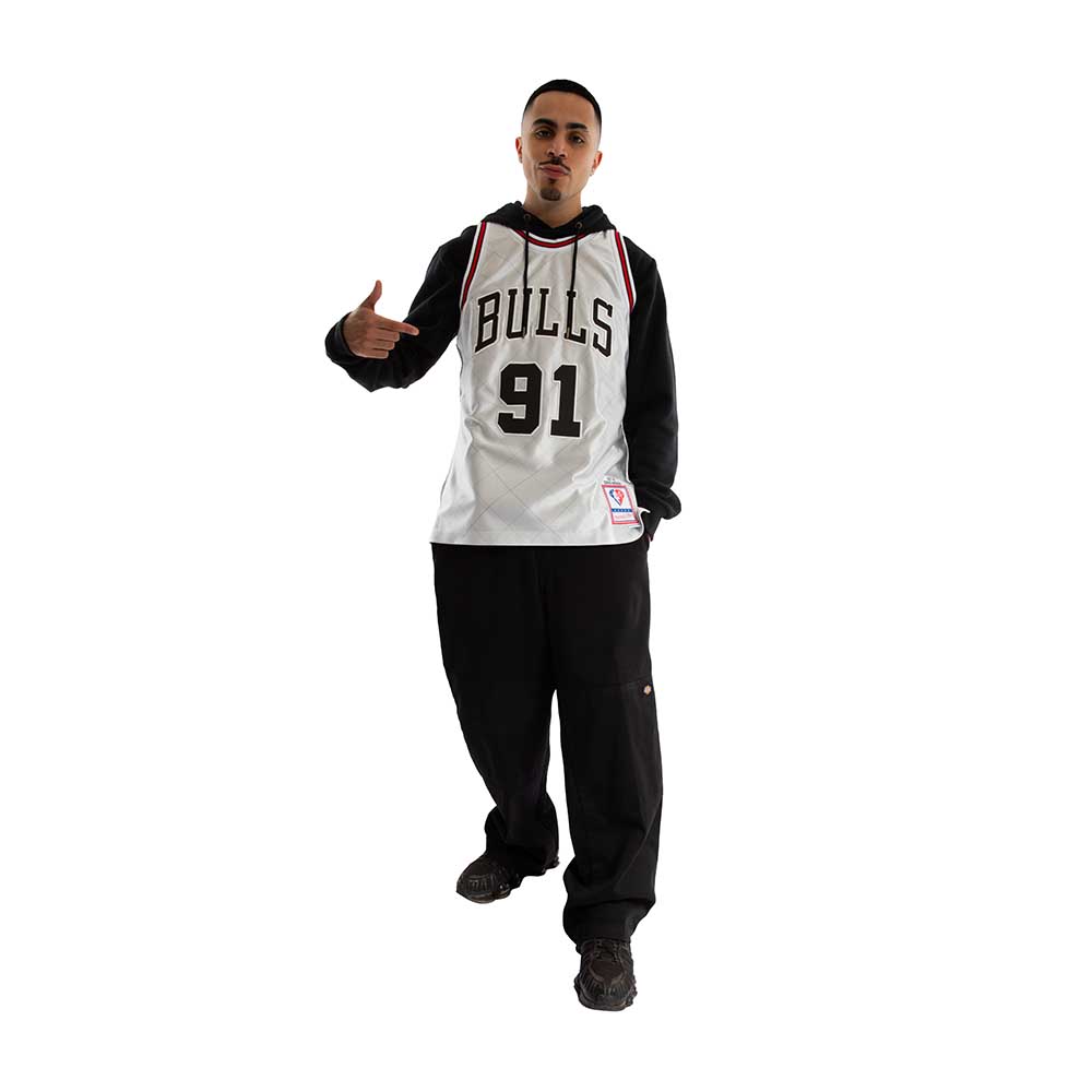 Polera Jersey Nba Dennis R Bulls 97-98 Hc 75Th Anniversary Mitchell And Ness