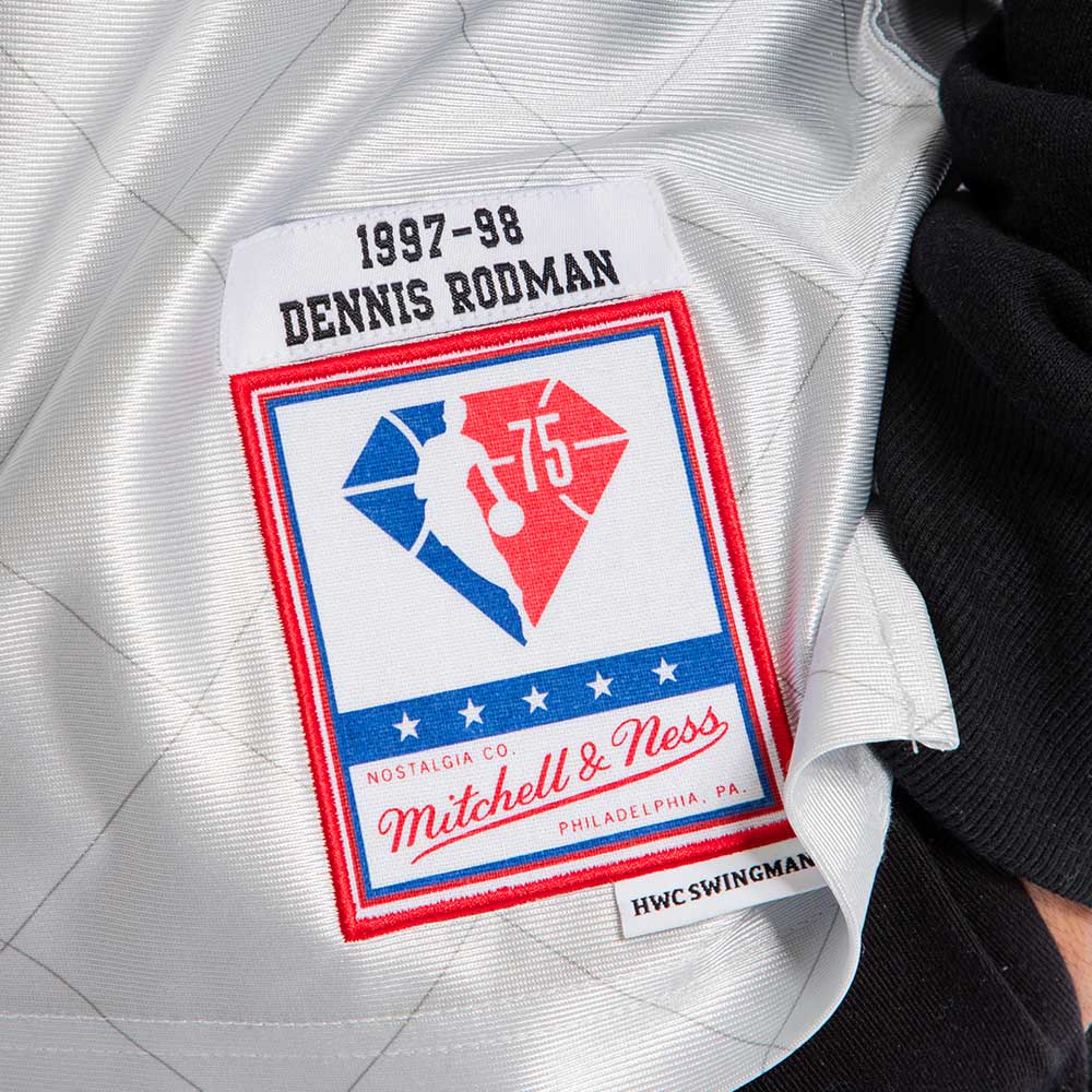 Polera Jersey Nba Dennis R Bulls 97-98 Hc 75Th Anniversary Mitchell And Ness