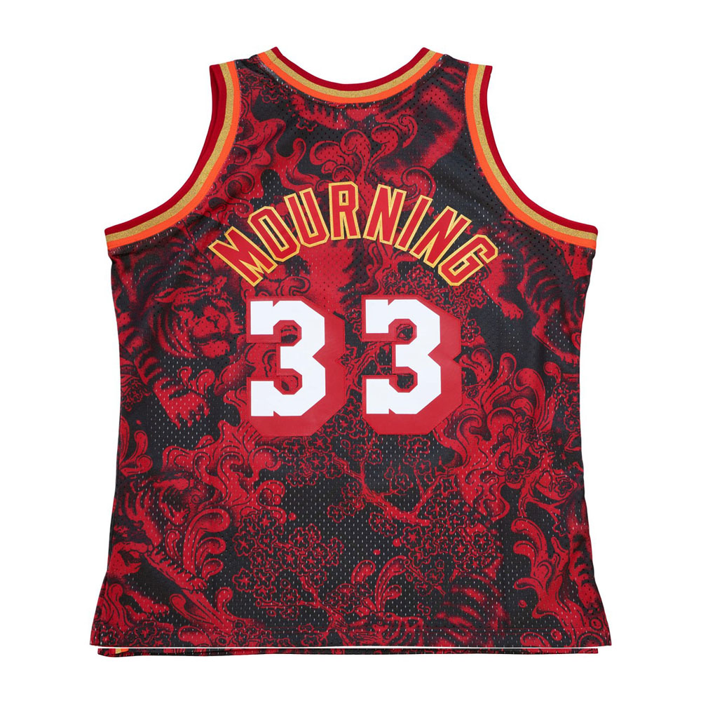 Polera Nba 4.0 Polera Jersey Heat 96 Alonzo Mourning Mitchell And Ness