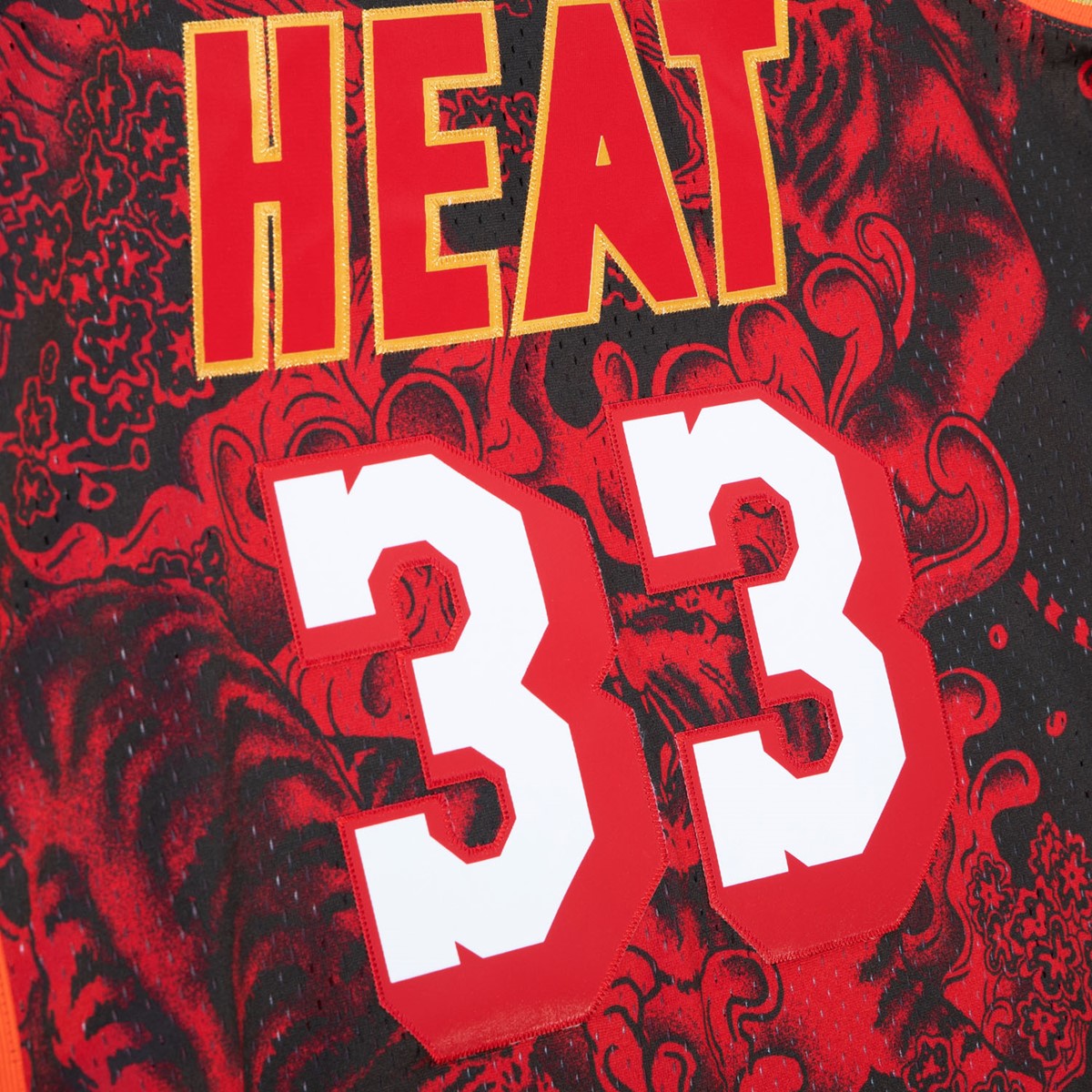 Polera Nba 4.0 Polera Jersey Heat 96 Alonzo Mourning Mitchell And Ness