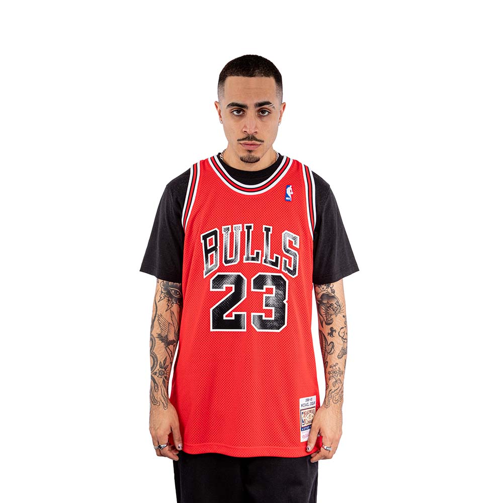 Polera Nba Authentic Bulls 88 Mj Mitchell And Ness