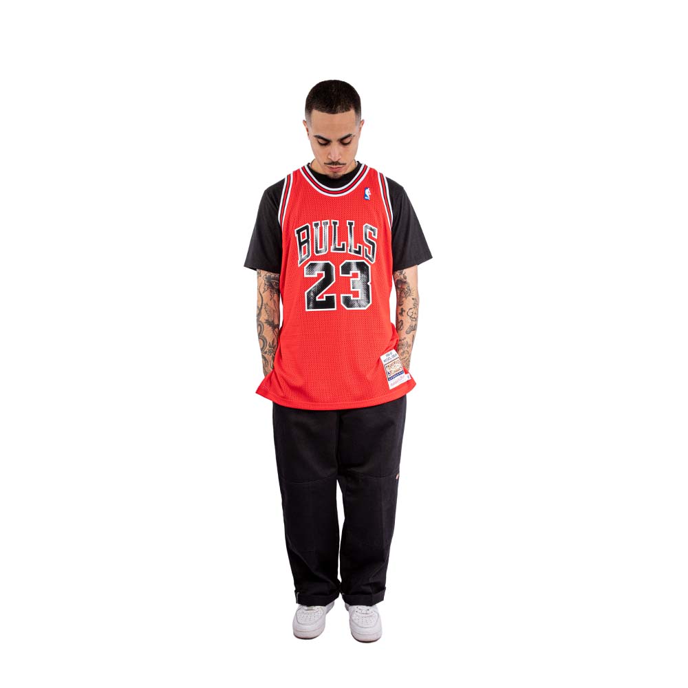 Polera Nba Authentic Bulls 88 Mj Mitchell And Ness