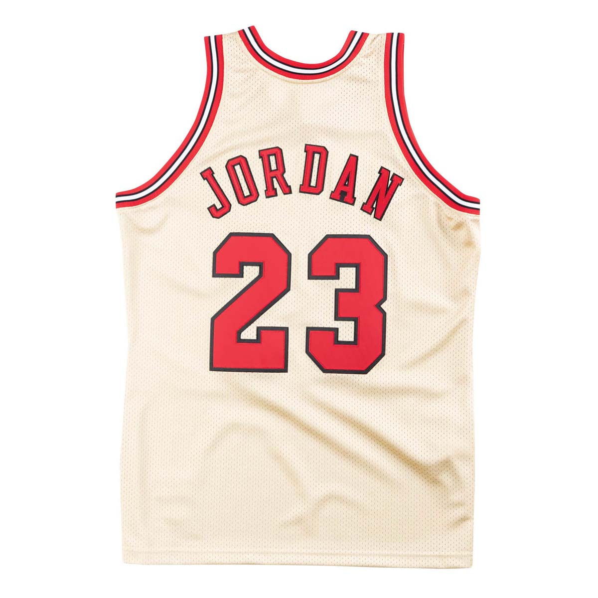 Polera Nba Gold Jersey Bulls 95 Mj Mitchell And Ness