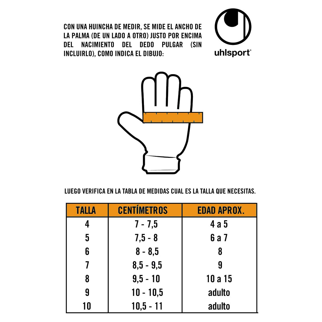 Guantes De Fútbol Arquero Uhlsport Soft Rf Negro Amarillo