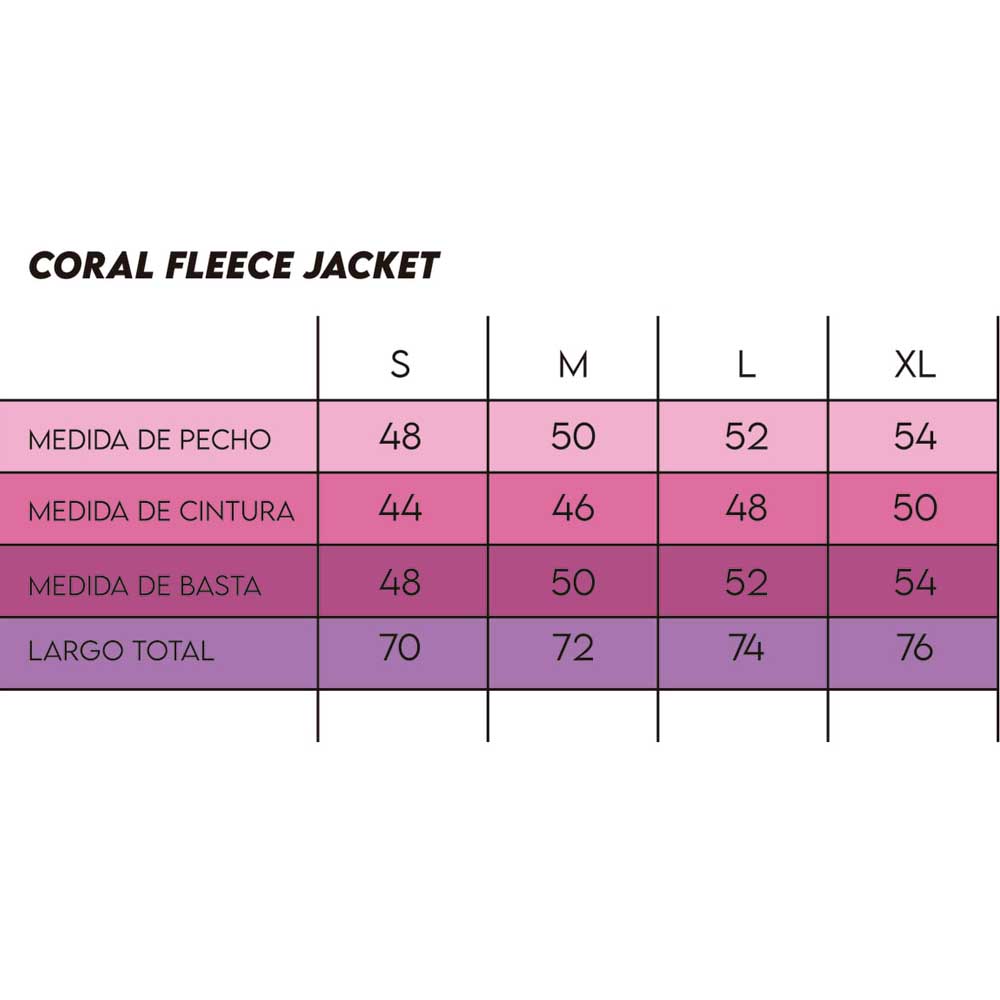 Coral Fleece Jacket Rusty Mujer Egusi Rosa