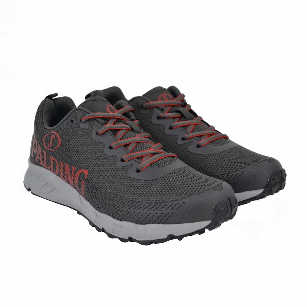 Zapatillas de Hombre Waterproof Spalding Gris- Rojo