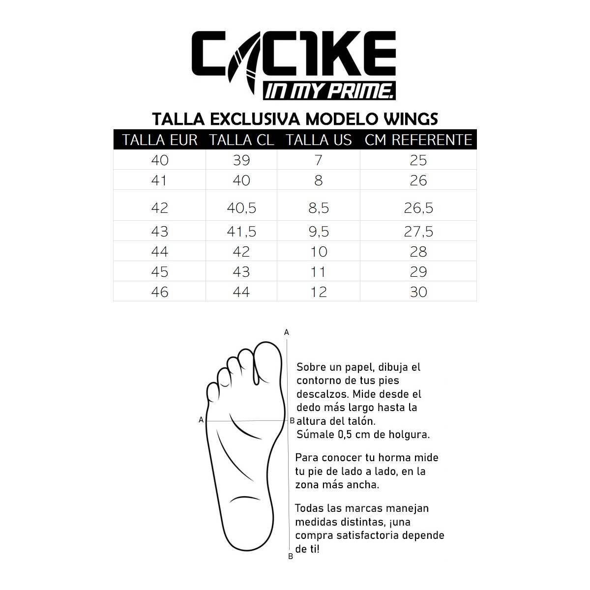 Zapatillas Futbol Wings Hombre Negro-Plata Cac1ke