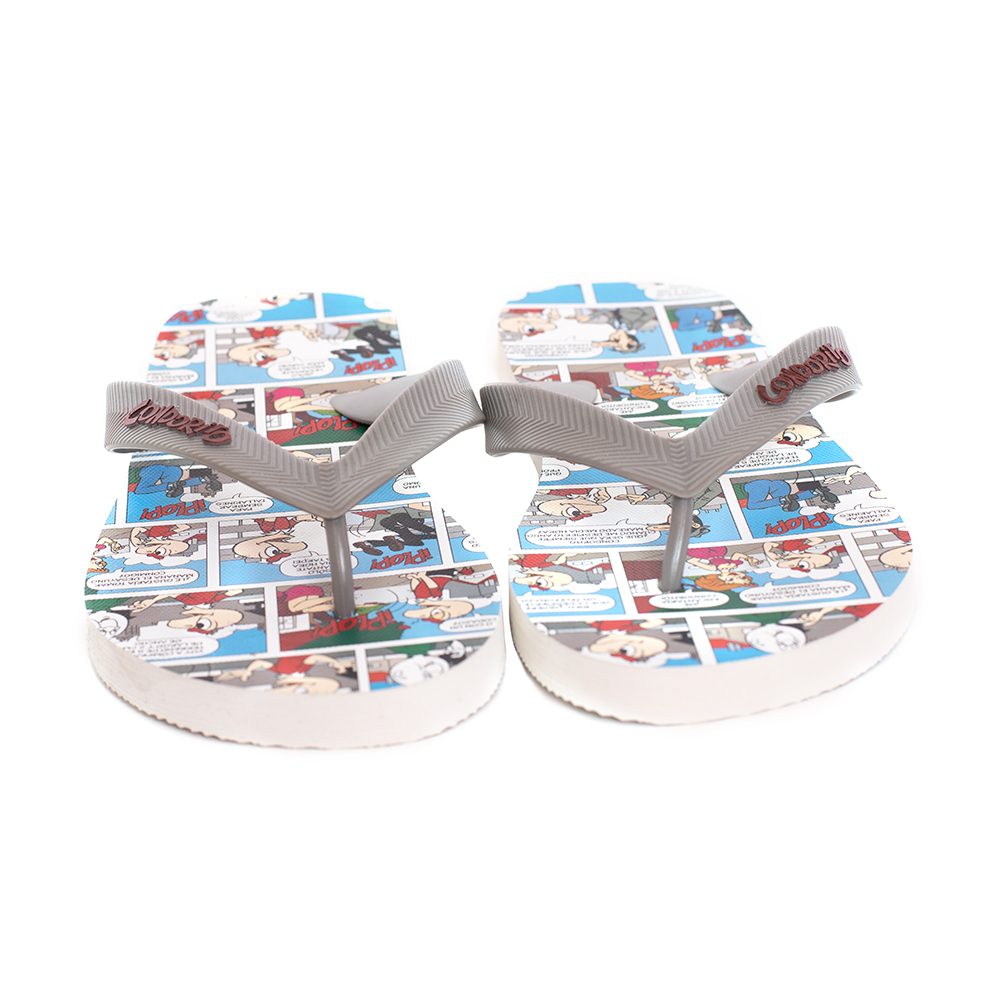 Sandalias Unisex Hawaianas Gris Condorito
