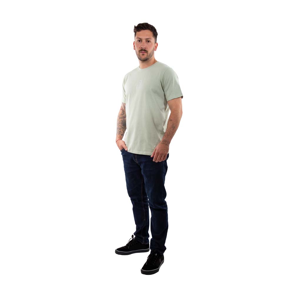 POLERA MANGA CORTA HANG LOOSE MIDLOGO HOMBRE VERDE AGUA