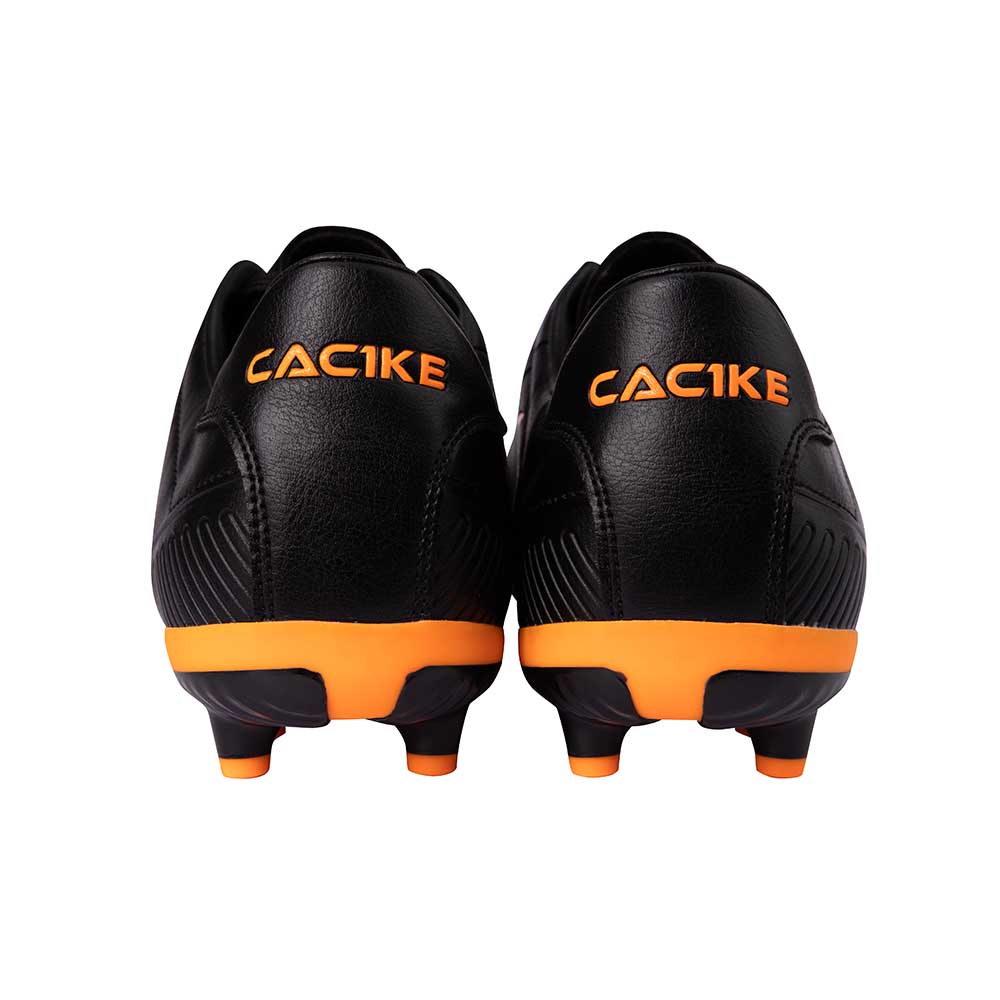 Zapatillas de futbol cac1ke de Hombre Finta Negro – Naranjo