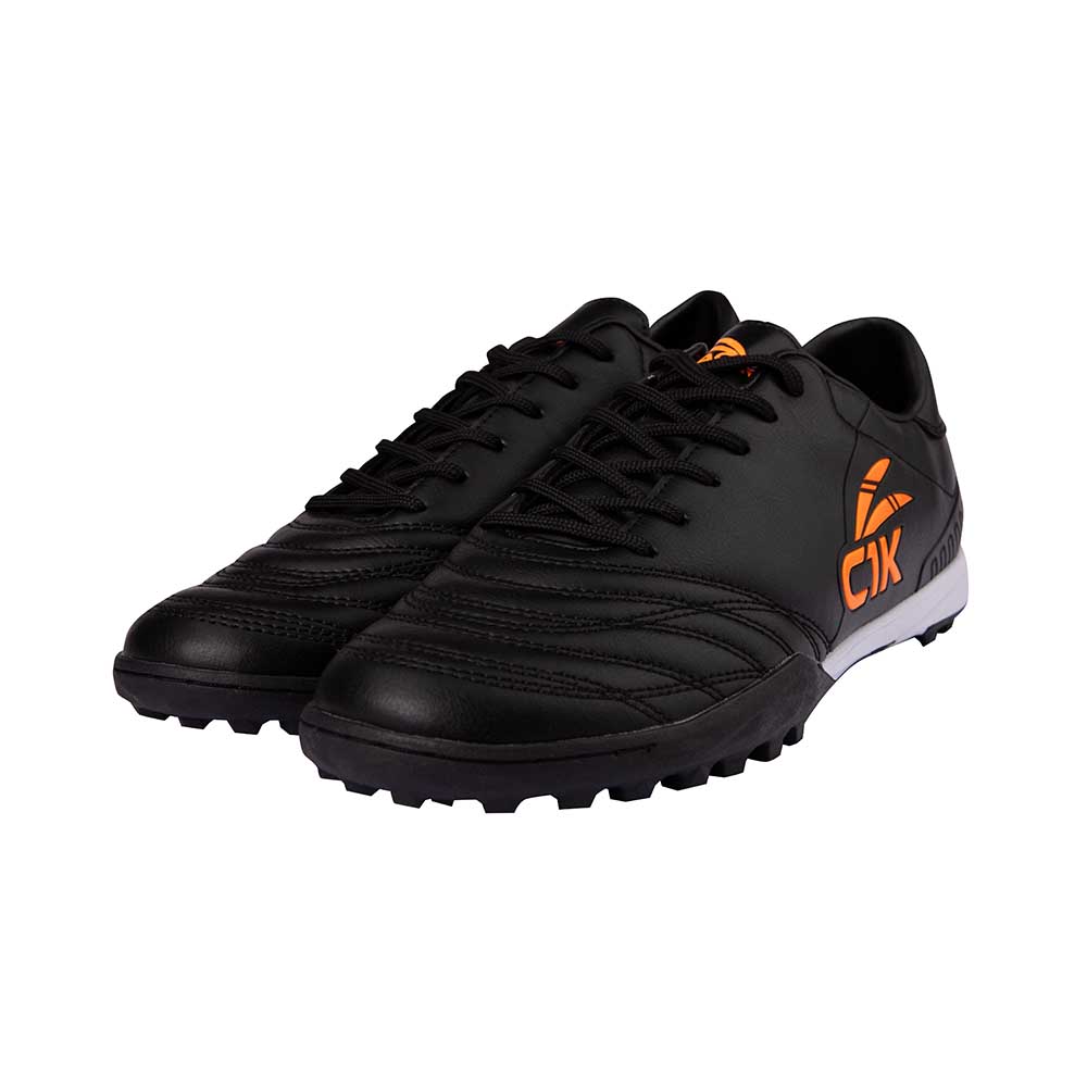 Zapatillas de baby futbol cac1ke de Hombre Finta Negro - Naranjo