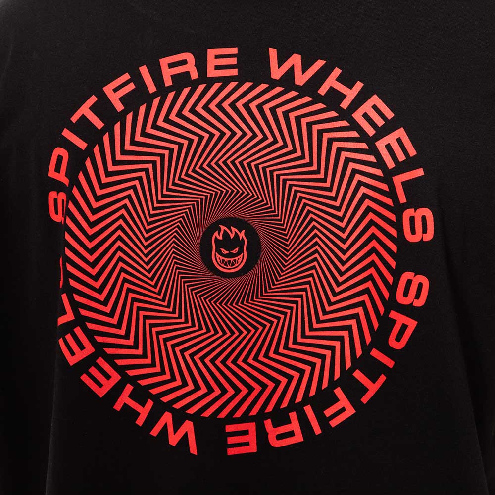 SPITFIRE POLERA MANGA CORTA Hombre Negro Vortex
