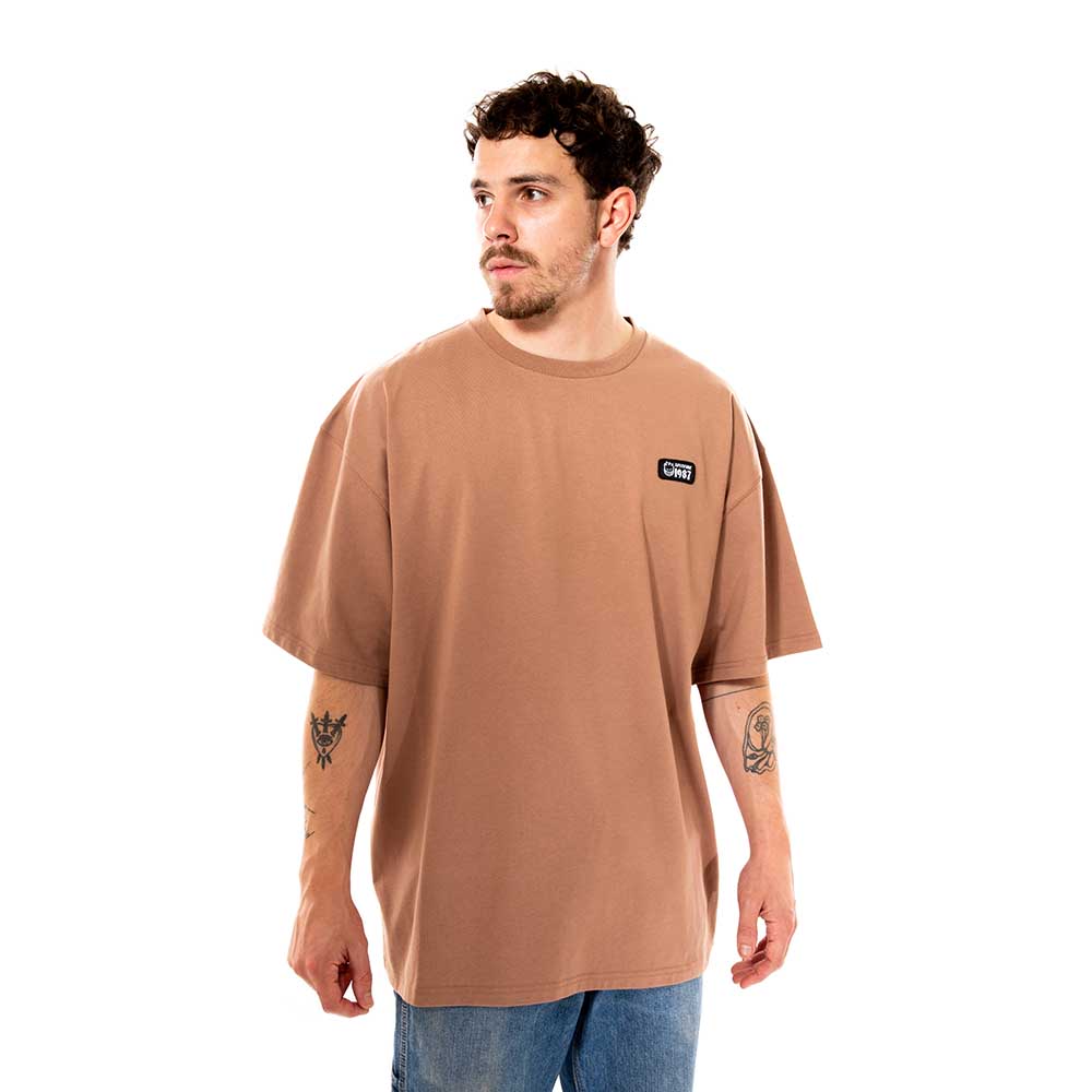 SPITFIRE POLERA MANGA CORTA Hombre Café Genderless