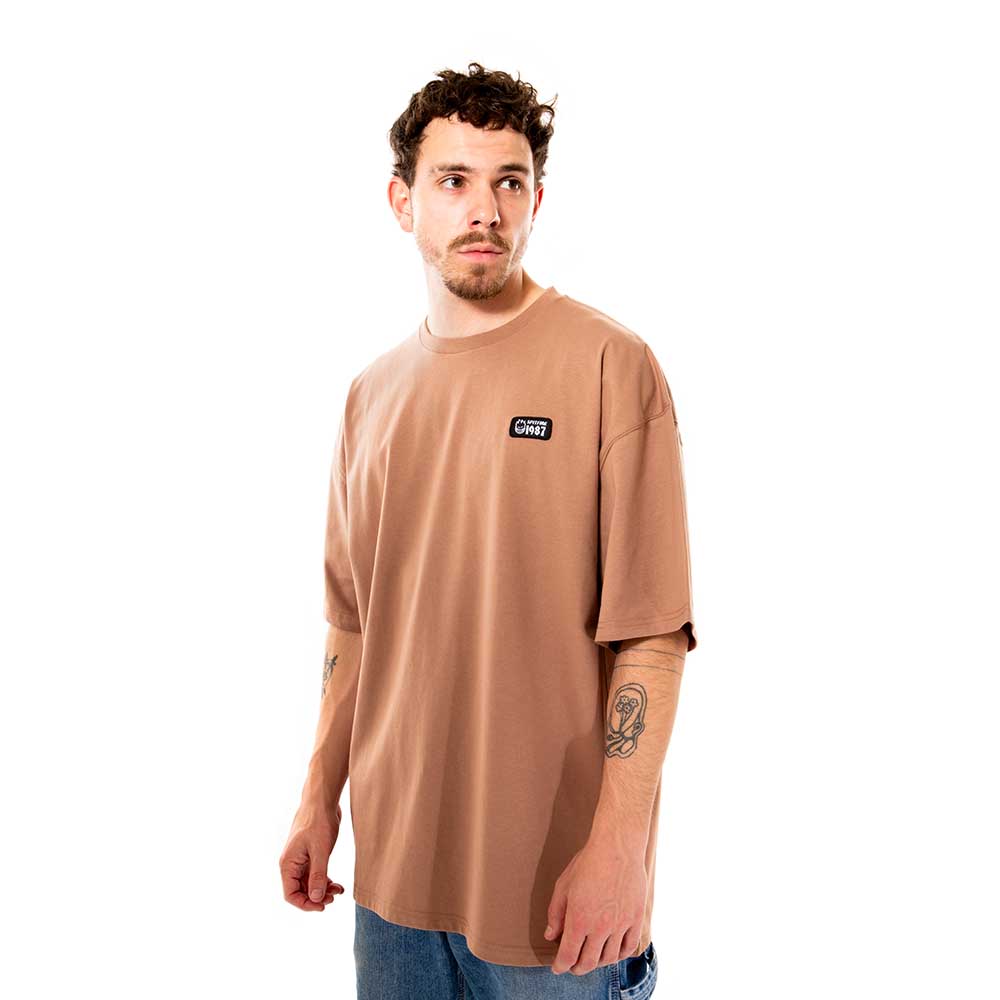 SPITFIRE POLERA MANGA CORTA Hombre Café Genderless