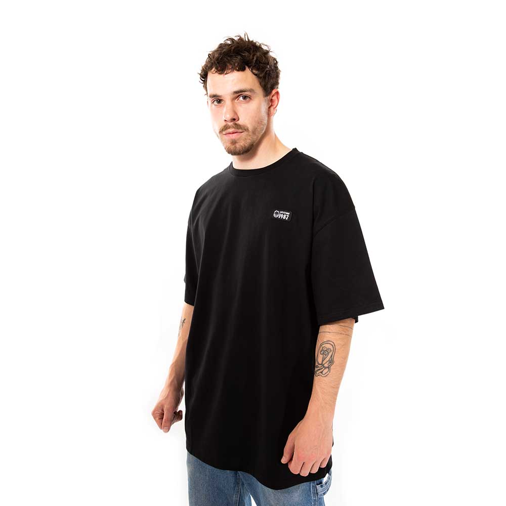 SPITFIRE POLERA MANGA CORTA Hombre Negro Genderless