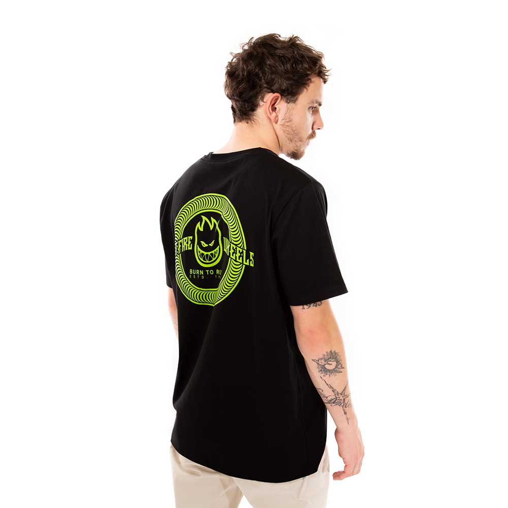 POLERA MANGA CORTA SPITFIRE HOMBRE NEGRO