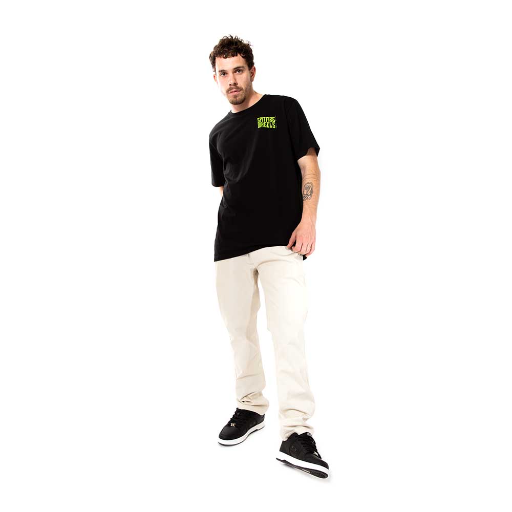 POLERA MANGA CORTA SPITFIRE HOMBRE NEGRO
