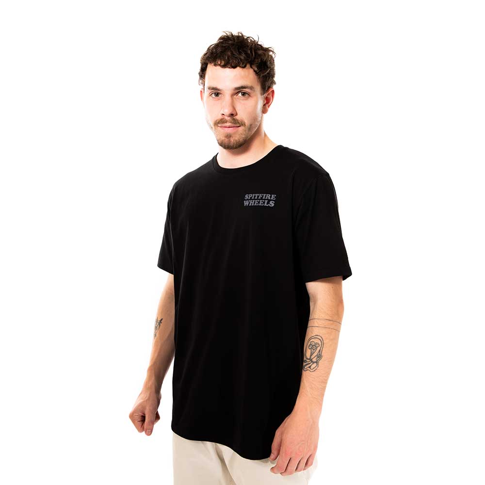 POLERA MANGA CORTA SPITFIRE HOMBRE NEGRO