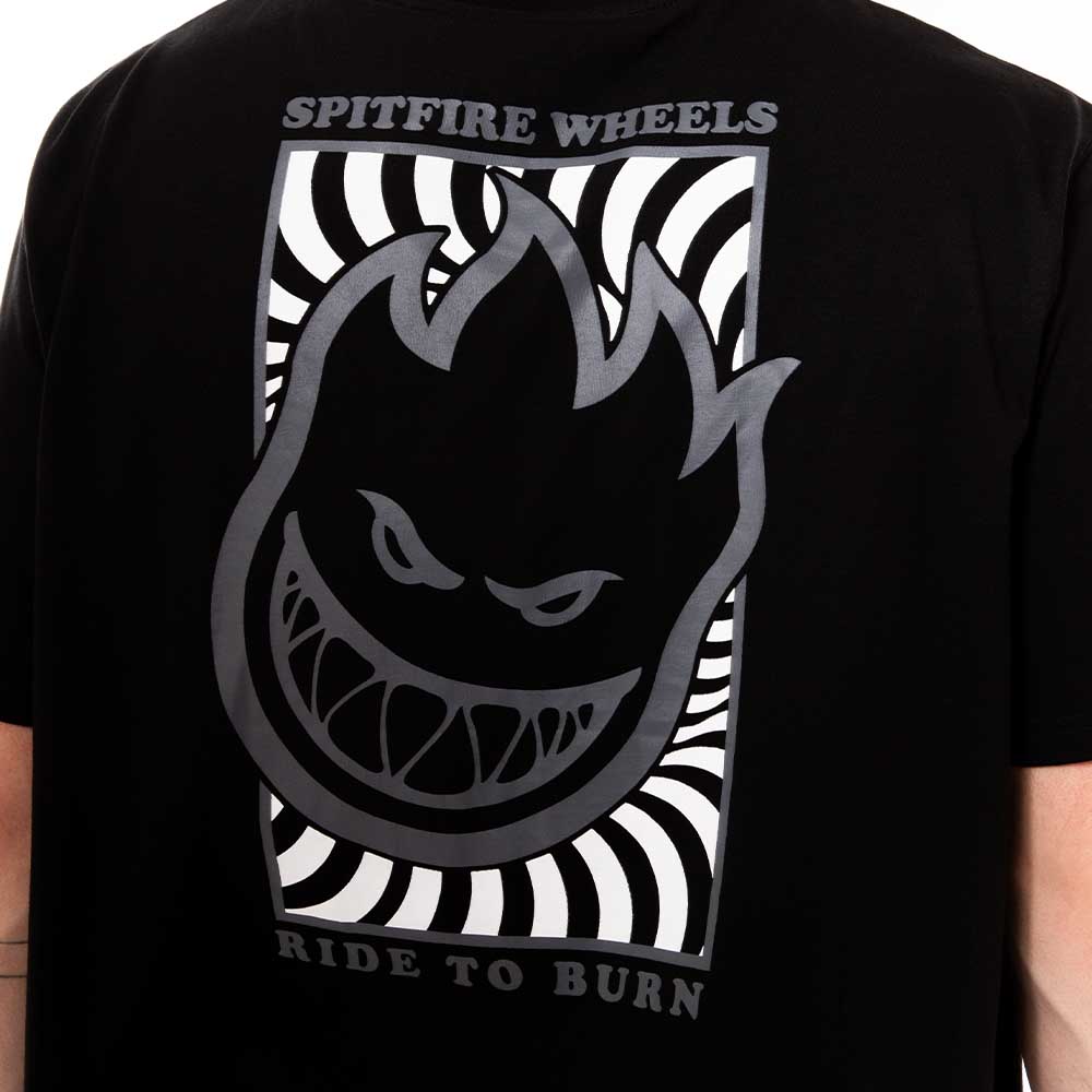 POLERA MANGA CORTA SPITFIRE HOMBRE NEGRO