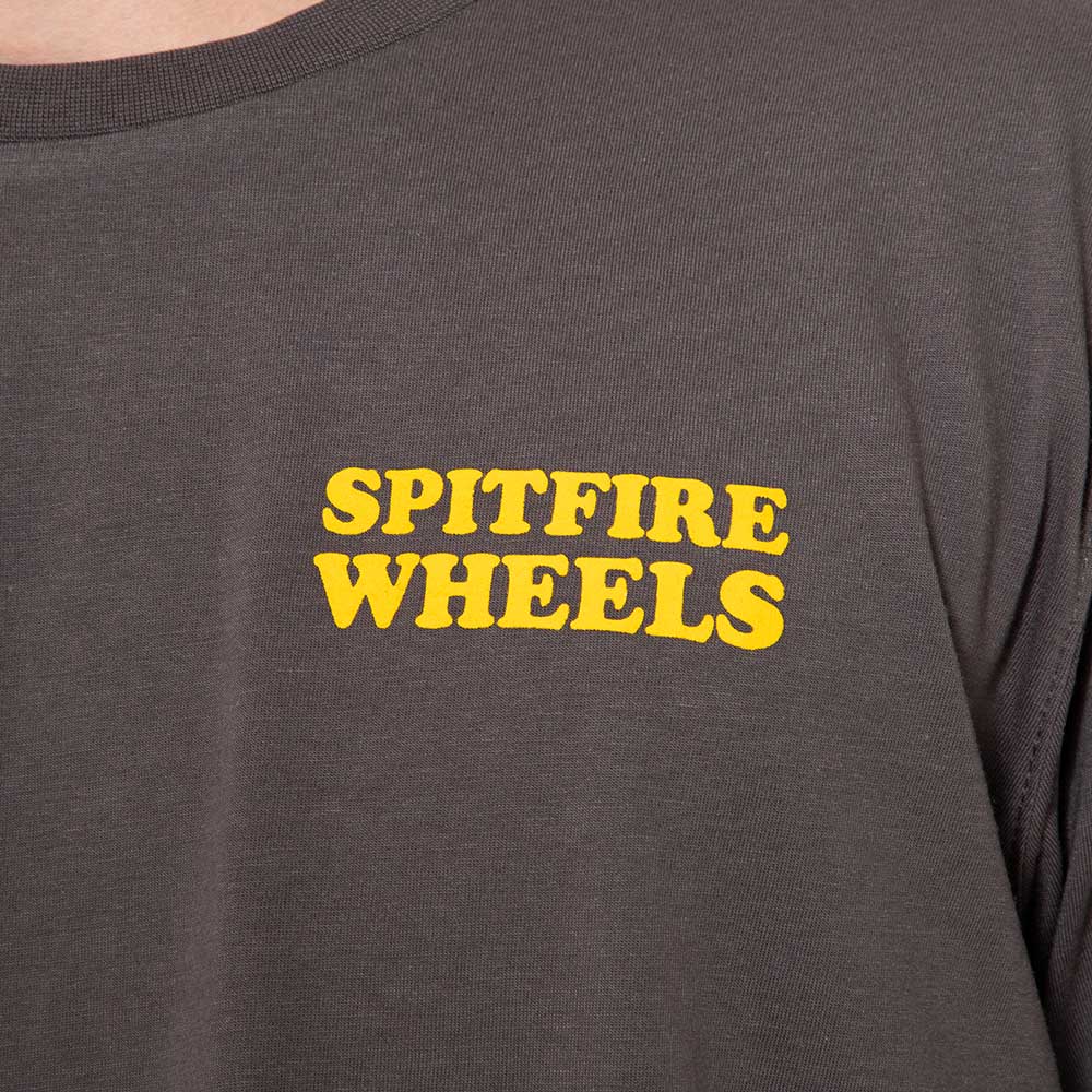 POLERA MANGA CORTA SPITFIRE HOMBRE GRIS OSCURO