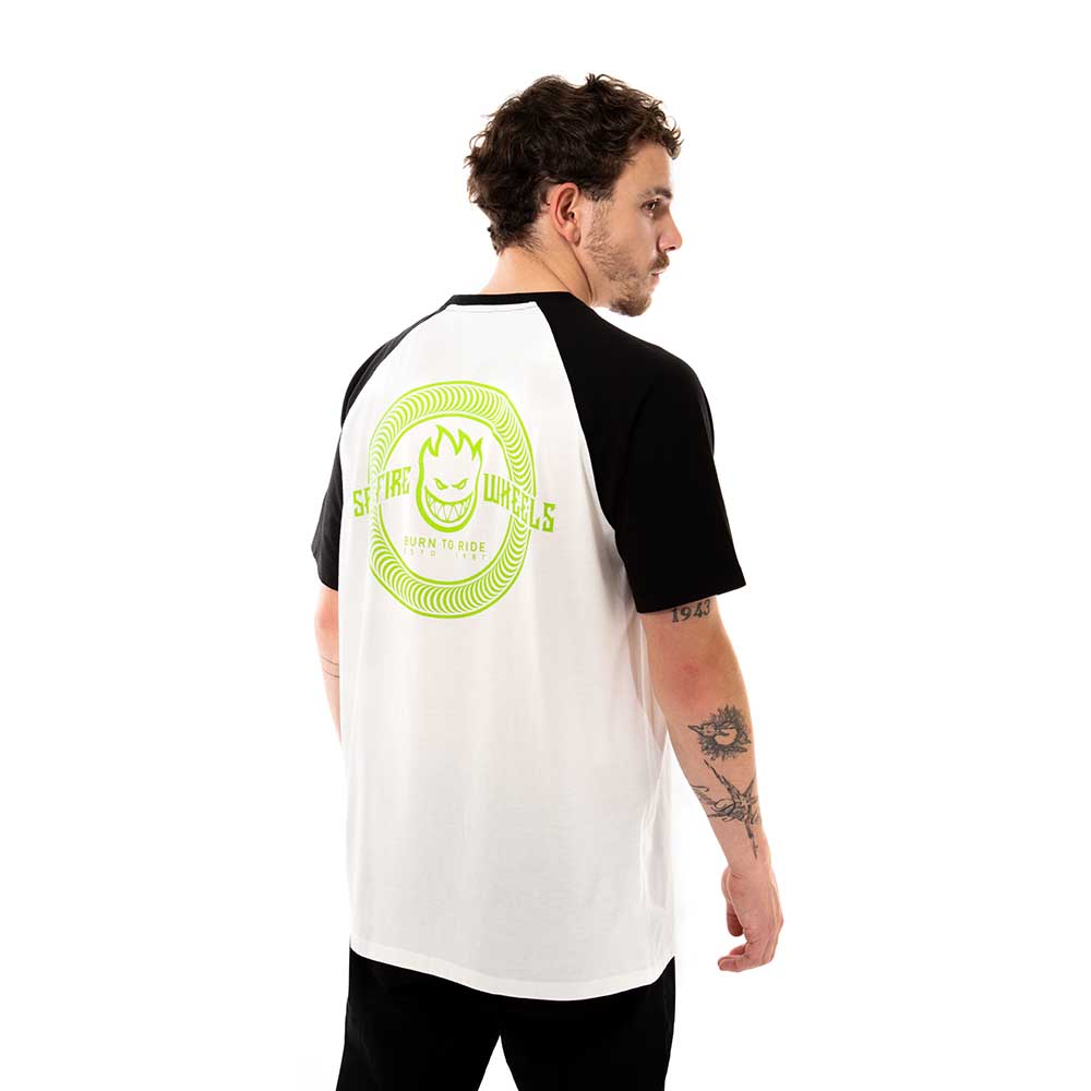 POLERA MANGA CORTA SPITFIRE HOMBRE BLANCO
