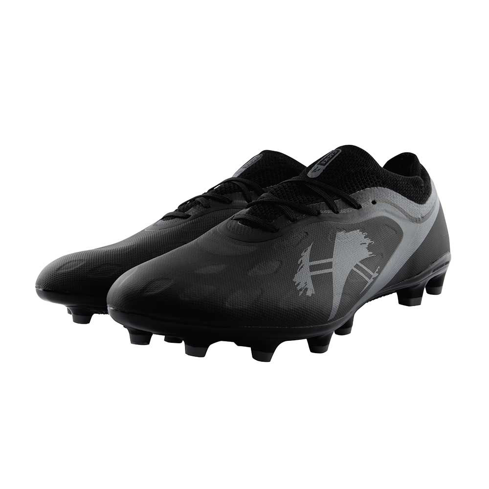 Zapatillas Hombre Futbol Negro Gris Falcon Cac1ke