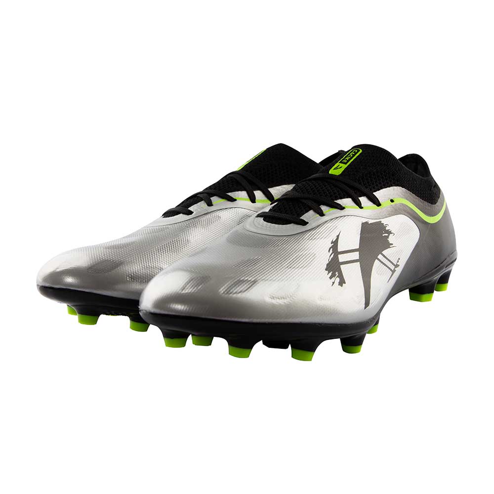 Zapatillas Hombre Futbol Negro Plateado Falcon Cac1ke