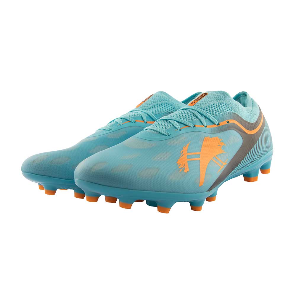 Zapatillas Hombre Futbol Celeste Naranjo Falcon Cac1ke