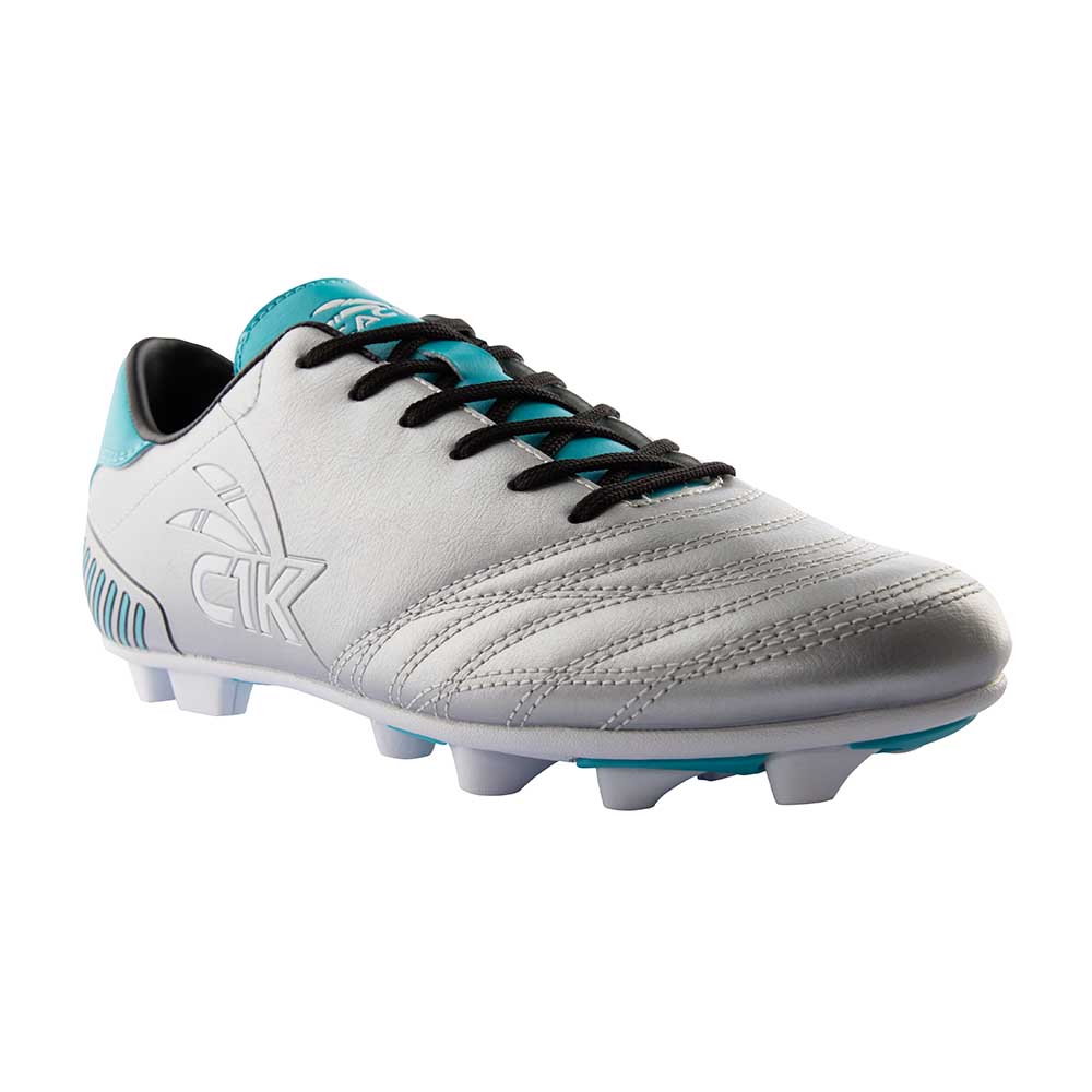 Zapatillas Hombre Futbol Plateado Celeste Finta Cac1ke